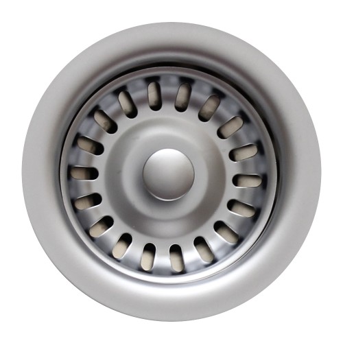 WHI-RNW35L-TI 3 1/2" Basket strainer for deep fireclay application