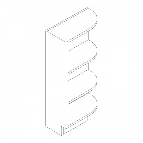 CHW-BES24-R Base End Shelf Cabinet 24" Right