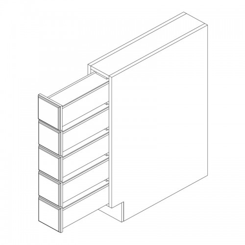 YSDL-BSDC6 BSDC6 - Base Spice Drawer Cabinet