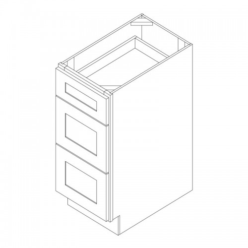 SESP-VDB2421-3 VDB2421 - Three Drawer Vanity Base Cabinet