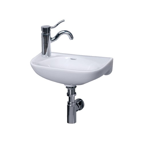 WHI-WH1-102L Isabella small wall mount basin with center drain