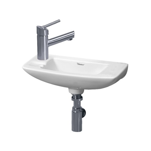 WHI-WH1-103L Isabella small wall mount basin with center drain