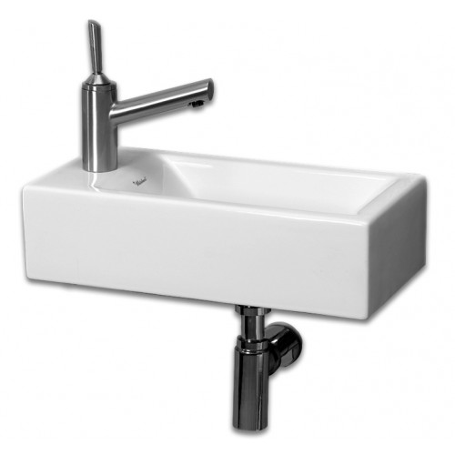 WHI-WH1-114L Isabella wall mount basin with center drain
