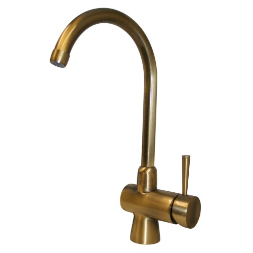 WHI-WH16606-AB Evolution arcade single hole/single lever mixer with a gooseneck swivel spout