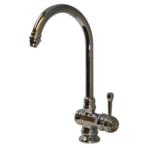 WHI-WH17606-C Evolution colonial style single hole/single lever mixer with gooseneck swivel spout