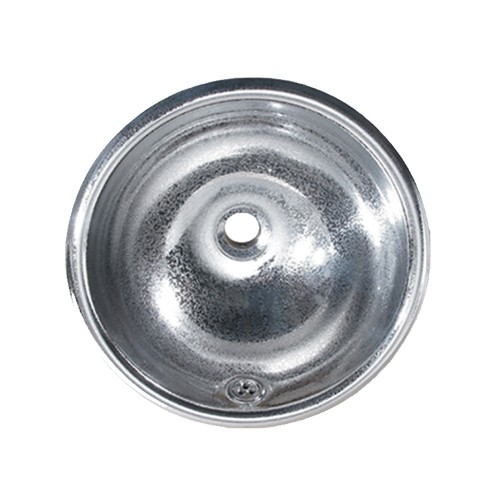 WHI-WH602ABC Round Crackle textured drop-in basin with overflow