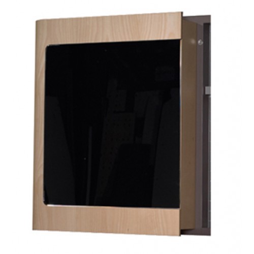 WHI-WHAEMN01 Aeri single door medicine cabinet with mirror door and two shelves