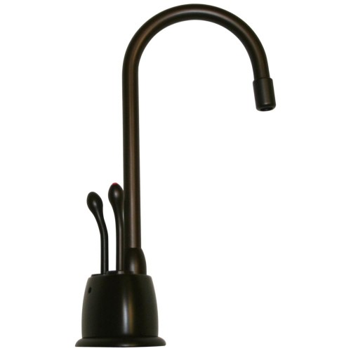 WHI-WHFH-HC4650-ORB Forever Hot instant hot/cold water dispenser with gooseneck spout and self closing hot water handle
