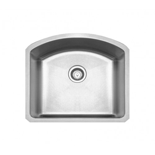WHI-WHNC2321 Noah's Collection Brushed Stainless Steel Chefhaus Series single bowl undermount sink