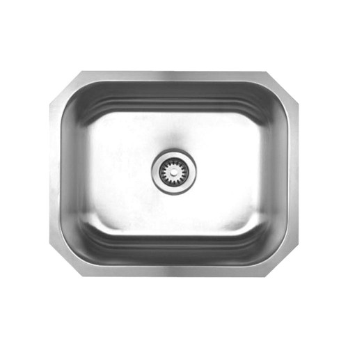 WHI-WHNU2016 Noah's Collection Brushed Stainless Steel single bowl undermount sink