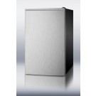 FF521BLXSSHHADA ADA Compliant 20" wide counter height all-refrigerator for general purpose use, auto defrost with a stainless steel door, horizontal handle, and black cabinet