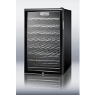 SWC525LHH 20" wide freestanding wine cellar with lock, digital thermostat and horizontal handle