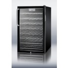 SWC525LTBADA ADA compliant 20" wide freestanding wine cellar with lock, digital thermostat and towel bar handle