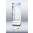 SCFU1510 Large capacity upright glass door freezer for commercial use, with digital thermostat and frost-free operation