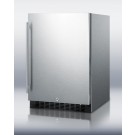 SPR626OSCSS Indoor/outdoor beverage center for built-in use, w/lock, digital thermostat, LED light