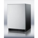 SPR626OSXSSHH Indoor/outdoor beverage center for built-in use, with digital thermostat, stainless steel wrapped door, and horizontal handle