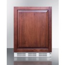 FF7IF Commercially approved freestanding all-refrigerator with white exterior; convertible door frame accepts full overlay panels
