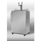 SBC490OS7TWIN Commercially approved outdoor beer dispenser in stainless steel with dual tap system