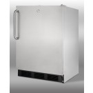 SCR600LOSSD Commercially approved outdoor beverage center with a solid door and complete stainless steel exterior