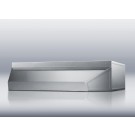 Shell30SS 30" wide shell hood in stainless steel