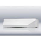 Shell36W 36" wide shell hood in white