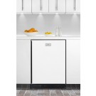 CT67BI Series Built-in undercounter refrigerator-freezers with dual evaporator cooling and cycle defrost, with glass shelves and a range of exterior options