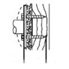 D-1503-01 Grab Bar Mounting Kit For Wood