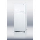 FF1062W 24" wide frost-free refrigerator-freezer with glass shelves