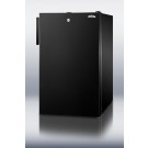 FF521BLBIADA Series ADA Compliant 20" wide built-in undercounter all-refrigerators, auto defrost with a lock and a large selection of exterior finishes