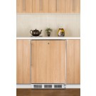 FF6L7BIFRADA Commercially approved, ADA compliant built-in undercounter all-refrigerator with lock and stainless steel door frame for custom panels