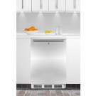 FF6L7BISSHH Commercially approved built-in undercounter all-refrigerator with lock, stainless steel door and horizontal handle