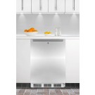 FF6L7BISSHHADA Commercially approved, ADA compliant built-in undercounter all-refrigerator with stainless steel door, horizontal handle, and lock