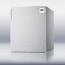 FFAR22LWCSSPLUS Compact auto defrost all-refrigerator in stainless steel with lock, internal fan and traceable thermometer; replaces FFAR22LCSSPLUS