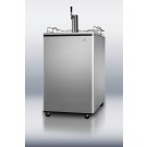 SBC500SSST7 Full-sized commercial beer dispenser approved with stainless steel door and platinum sides (Replaces SBC500SSPST7)