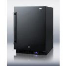 SCFF51OS Series Frost-free indoor/outdoor all-freezers for built-in or freestanding use, with digital thermostat, LED lighting, and lock