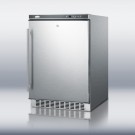 SPR625OSCSS Outdoor beverage center for built-in use, with lock, digital thermostat, LED light and stainless steel exterior