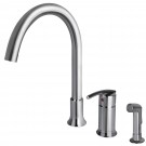 UF11140 (Chrome) "Contemporary Collection" Single-Handle Kitchen Faucet With Side-Spray