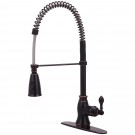 UF12205 (Oil Rubbed Bronze) "Signature Collection" Single-Handle Kitchen Faucet With Spring Spout
