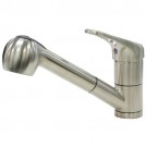 UF12503 (Stainless Steel) "Classic Ii Collection" Single-Handle Kitchen Faucet With Pull-Out Spray