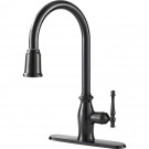 UF13405 (Oil Rubbed Bronze) "Traditional Collection" Single-Handle Kitchen Faucet With Pull-Down Spray