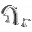 UF55410 (Chrome) "Transitional Collection" Two-Handle Widespread Bathroom Sink Faucet