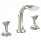 UF55513 (Brushed Nickel) "Twist Collection" Lavatory Widespread Faucet