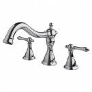 UF65000 (Chrome) "Traditional Collection" Two-Handle Roman Tub Faucet