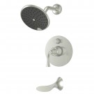 UF79303 (Brushed Nickel) "Twist Collection" Single-Handle Tub And Shower Faucet