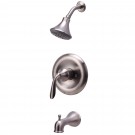 UF79403 (Brushed Nickel)  "Arc Collection" Single-Handle Tub And Shower Faucet