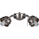 V0974-33 4-light Brushed Nickel Ceiling Fan Light Kit