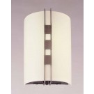 V6074-44 Architectural 2-light Black Brushed Nickel Wall Sconce