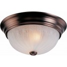 V6430-79 Minster 1-light Antique Bronze Flush Mount Ceiling Fixture