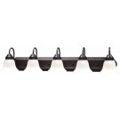 V6455-27 Marti 5-light Florence Bronze Bathroom Vanity