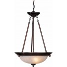 V6576-79 Marti 3-light Antique Bronze Bowl-Shaped Pendant